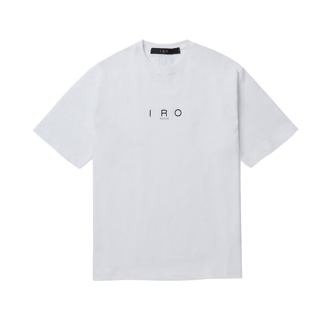 IQTAM26701WHX IRO Sable Pigment Logo T-Shirt White
