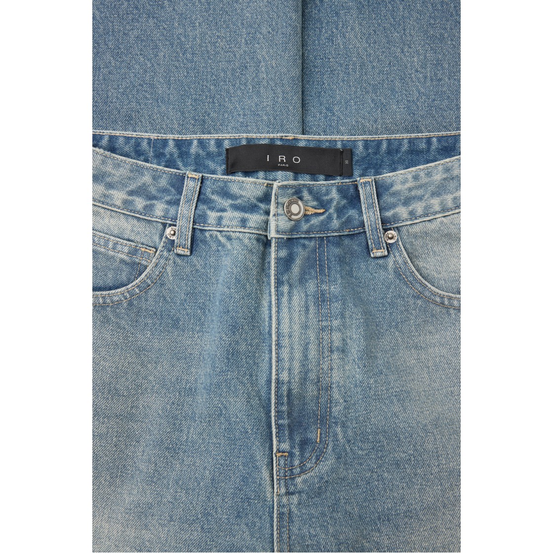 이로 스트레이트 핏 데님 팬츠 라이트 블루(IRO Straight-Fit Denim Pants Light Blue) - 4