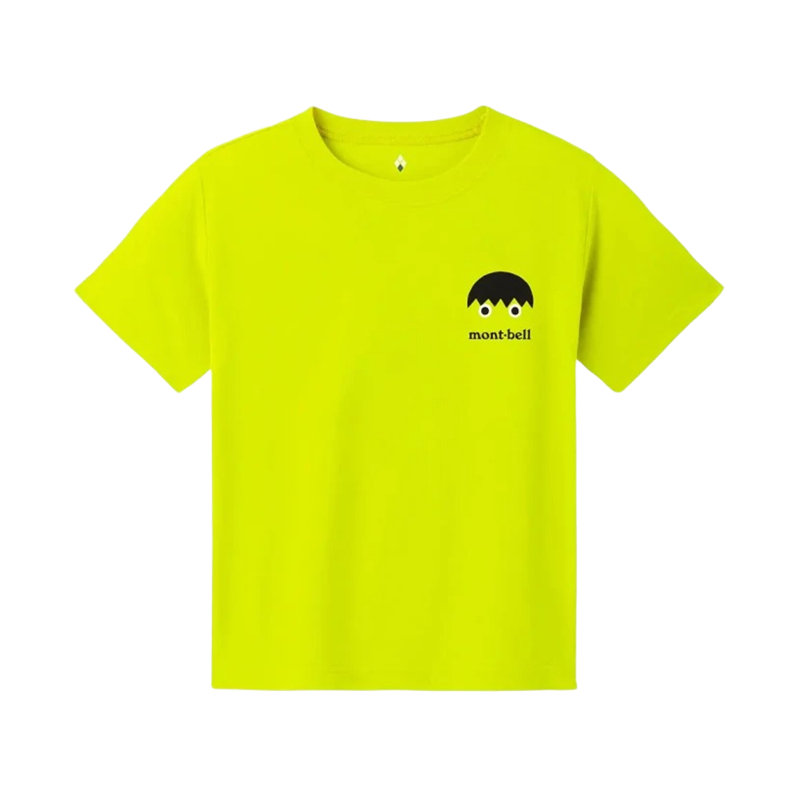 (키즈) 몽벨 위크론 카와 노 갓코 티셔츠 옐로우((Kids) Montbell Wickron Kawa No Gakkou T-Shirt Yellow) - 2