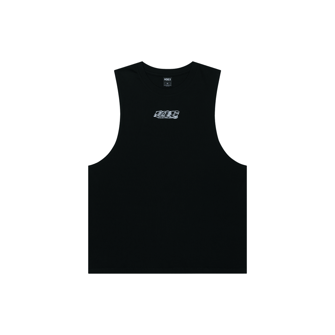 에이치덱스 클리어 916 백로고 슬리브리스 블랙(HDEX Clear 916 Back Logo Sleeveless Black)