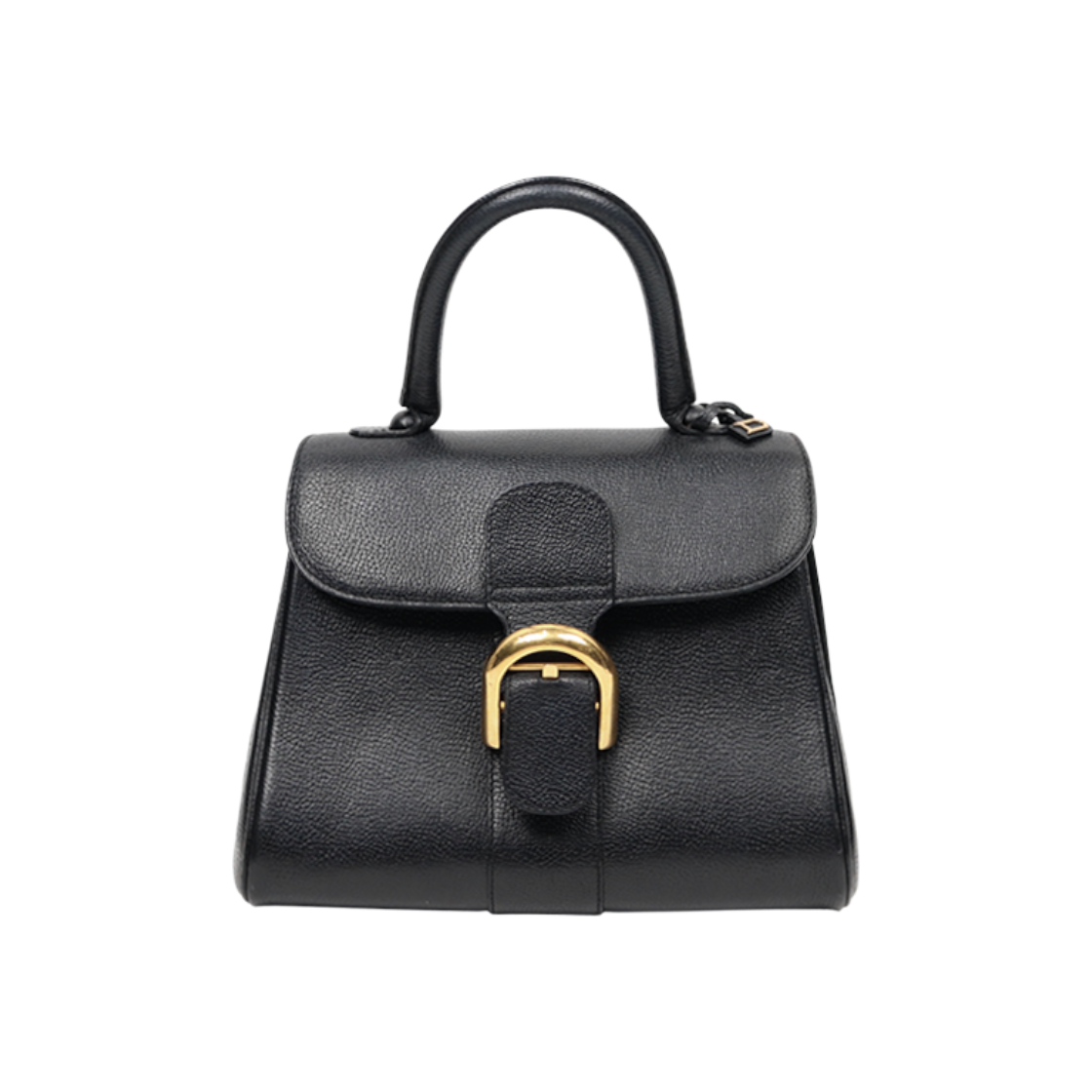 델보 블랙 레더 브리앙 토트백 D-A48809(Delvaux Black Leather Brillant Tote Bag D-A48809) - 1