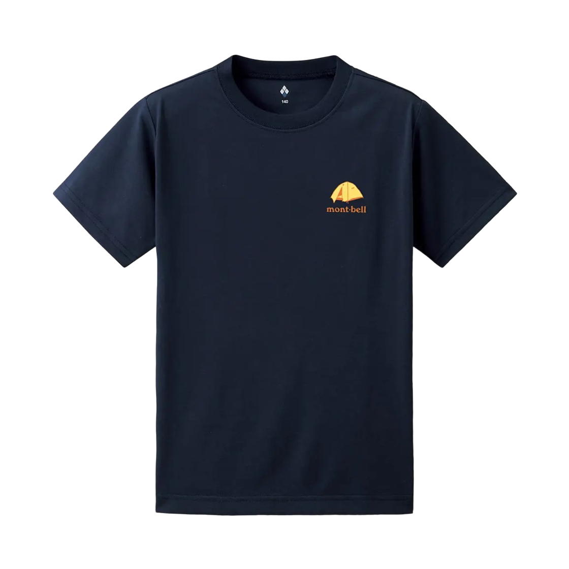(키즈) 몽벨 위크론 비포 선라이즈 티셔츠 네이비((Kids) Montbell Wickron Before Sunrise T-Shirt Navy) - 2