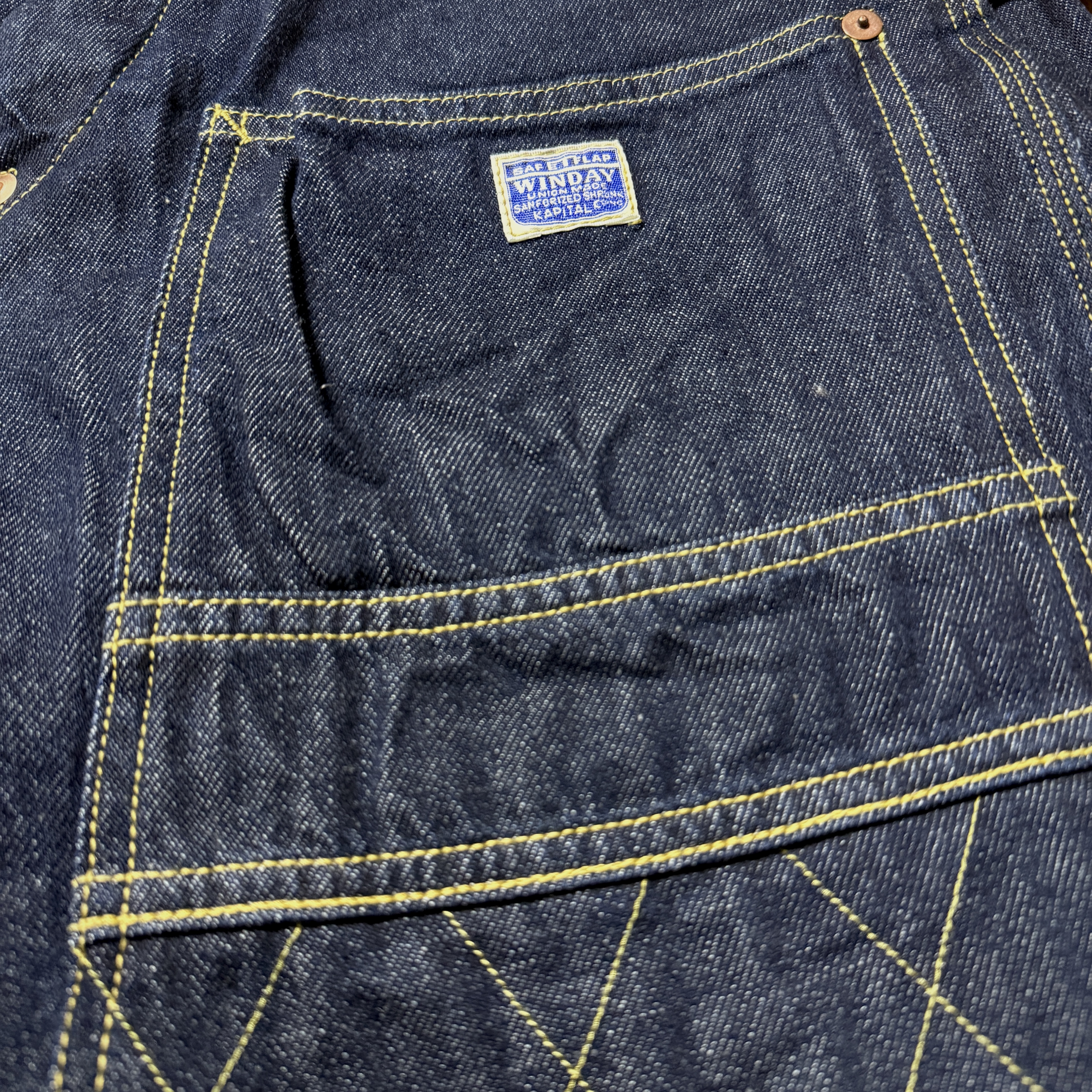 Kapital 11.5 oz. Denim Lumber Pants Indigo 착용 스타일