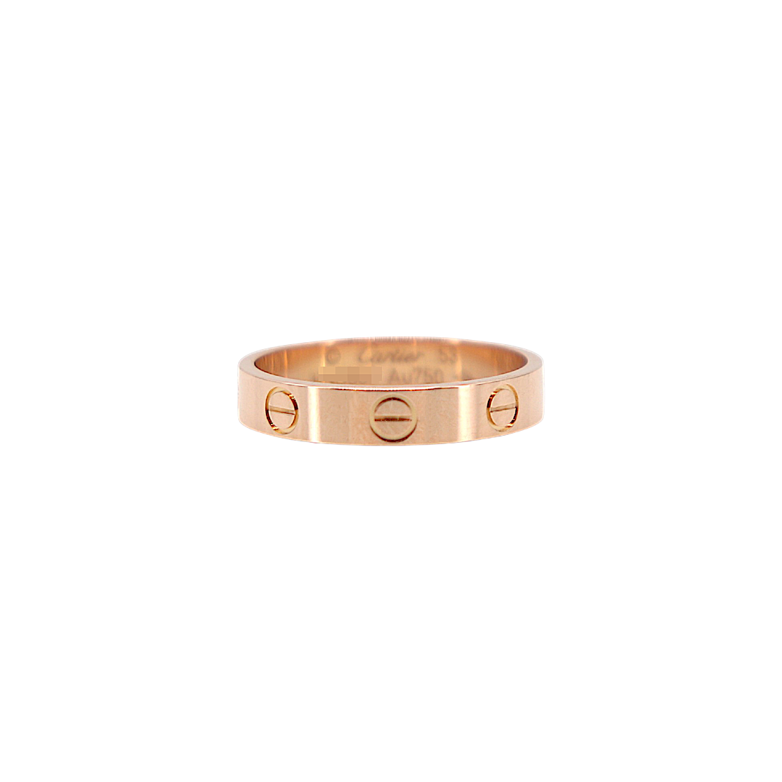 ITAPQPMD4P7V Cartier Love Ring Small Pink Gold Size 53