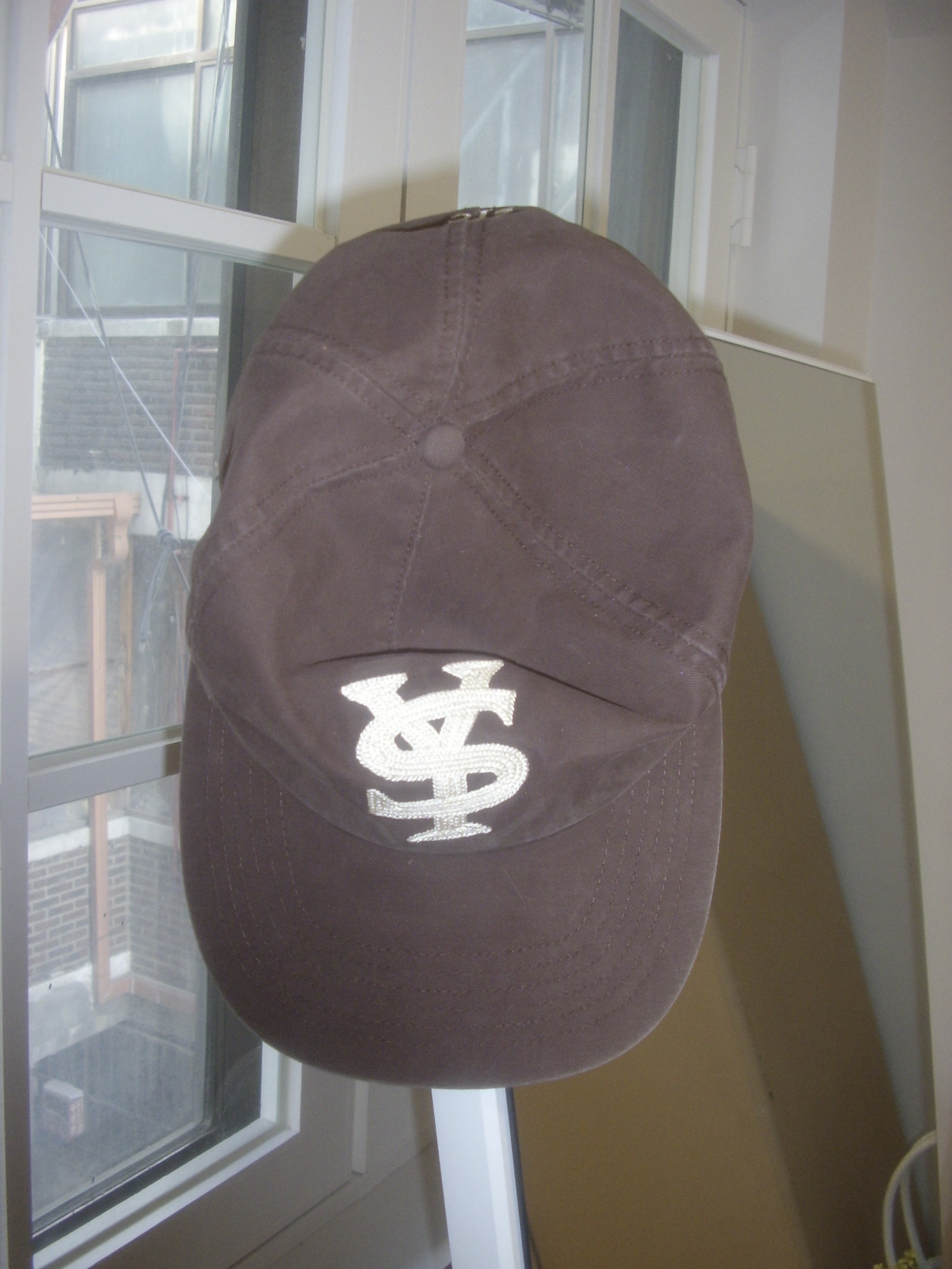 Sunday Ceremony Sy Logo 5 Panel Cotton Cap - Navy 착용 스타일 - 6