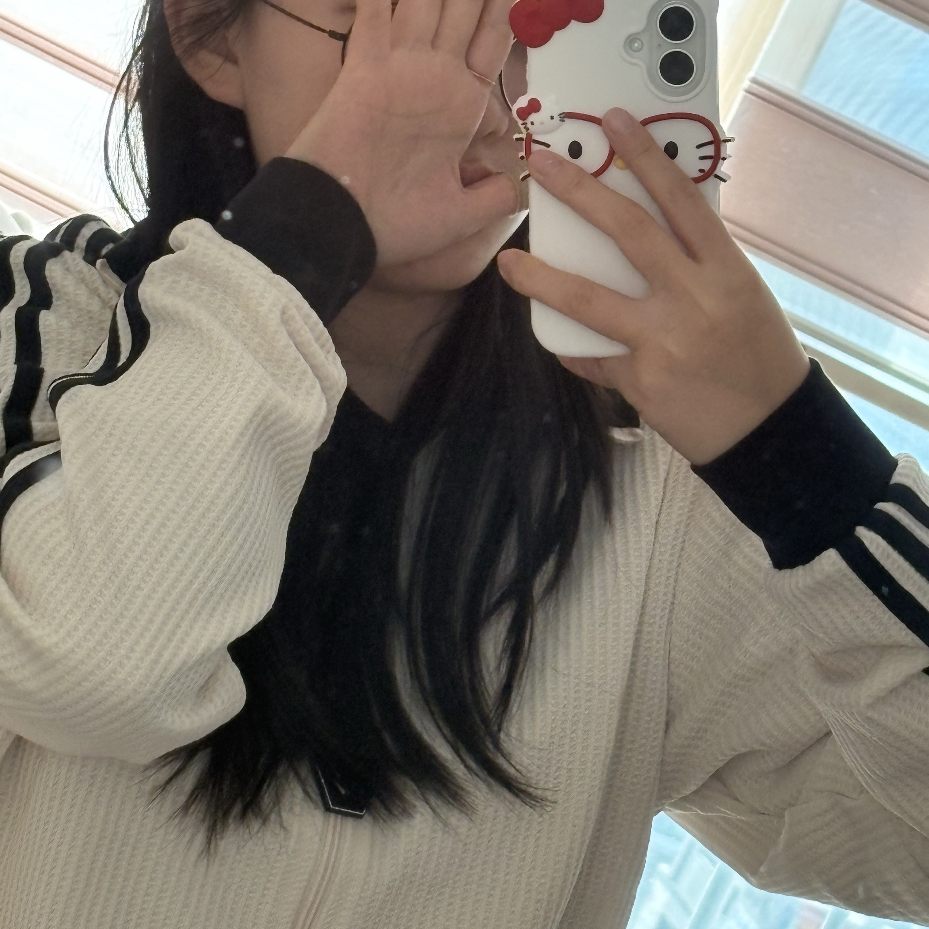 Adidas Waffle Beckenbauer Track Top Wonder White - KR Sizing 착용 스타일 - 1