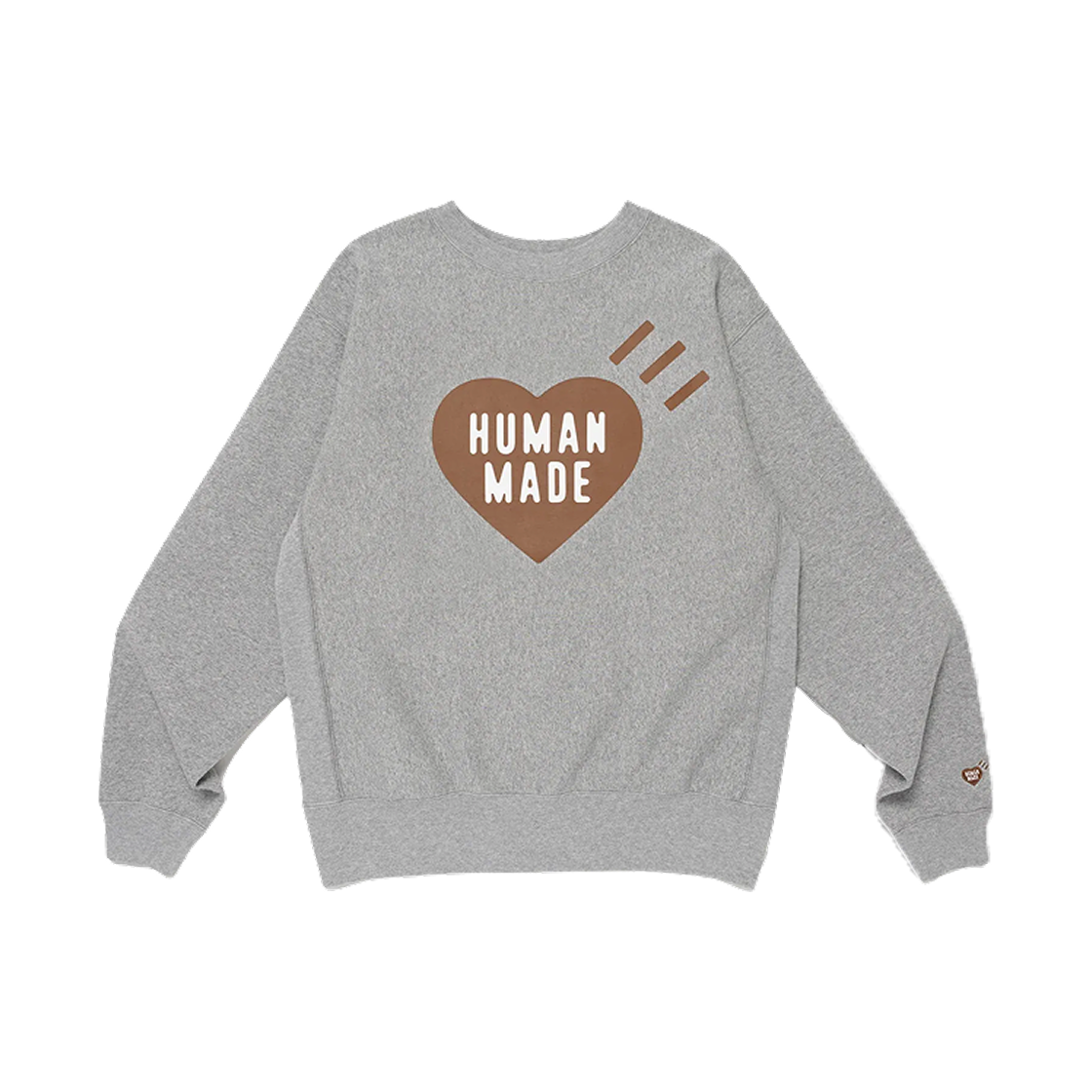 HM30CS080 Human Made Heart Sweatshirt Kobe Gray