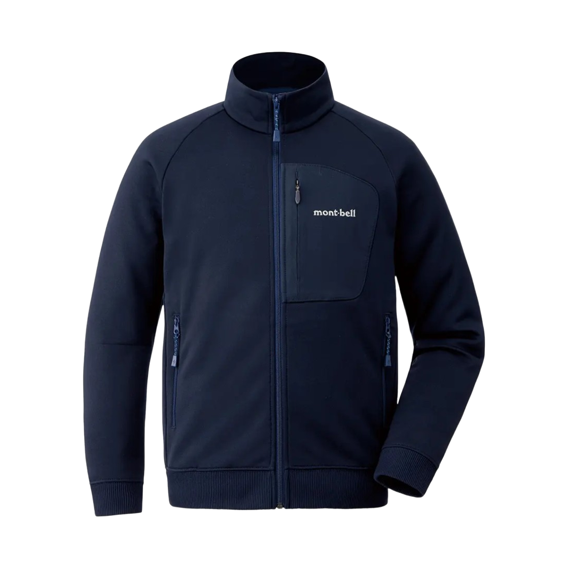 1114394 (Kids) Montbell Mountain Jersey Jacket Black Navy