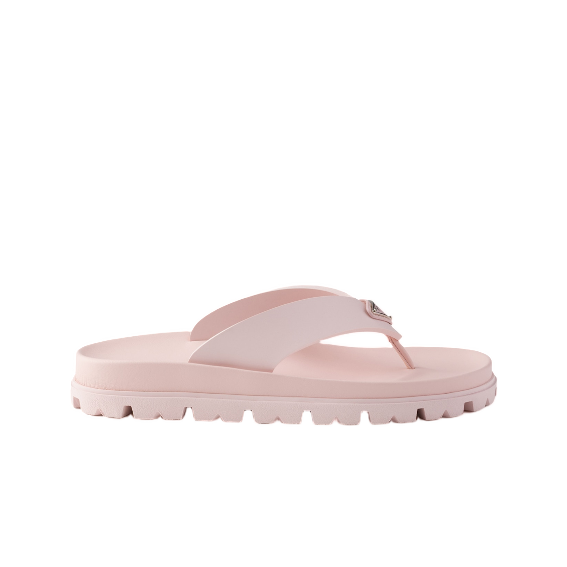 (W) 프라다 러버 통 샌들 앨러배스터 핑크((W) Prada Rubber Thong Sandals Alabaster Pink)