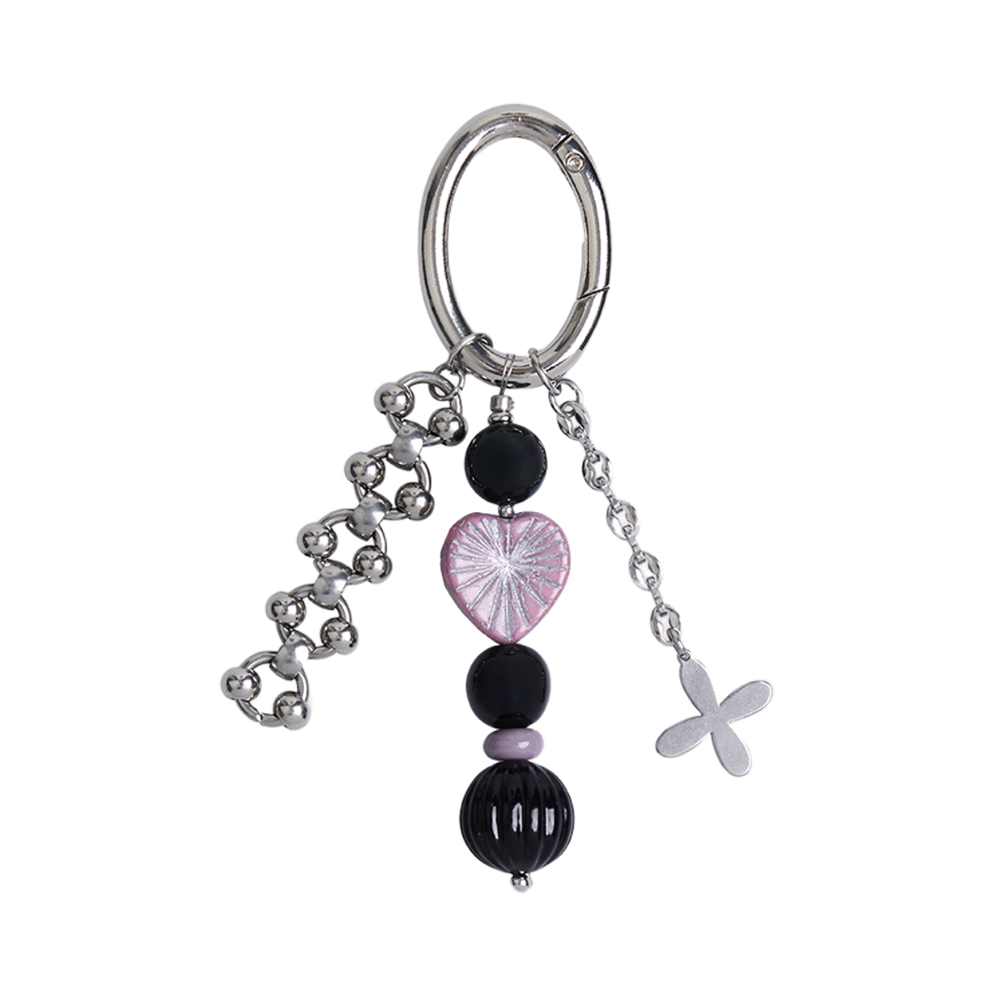 리오므 세이크리드 하트 오벌 키링(Riomeu Signature Seikrid Heart Oval Keyring)