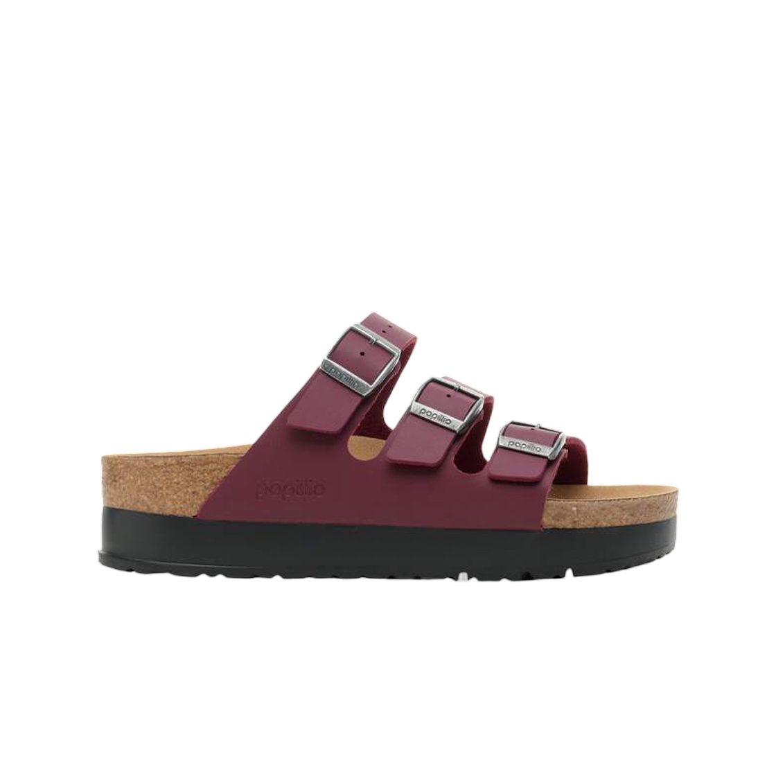 버켄스탁 플로리다 비건 플렉스 플랫폼 진판델 - 레귤러(Birkenstock Florida Vegan Flex Platform Zinfandel - Regular)