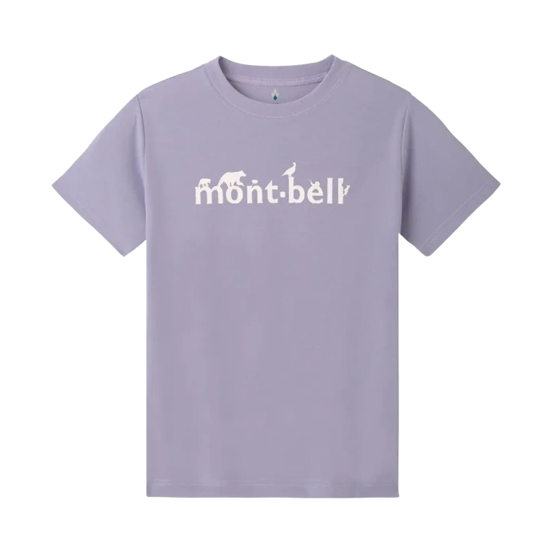 (키즈) 몽벨 위크론 티셔츠 라벤더 블루((Kids) Montbell Wickron T-Shirt Lavender Blue)