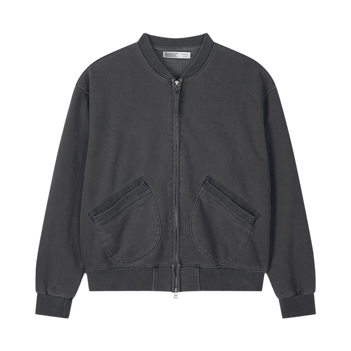 노운 페이디드 스웻 블루종 차콜(Noun Faded Sweat Blouson Charcoal)
