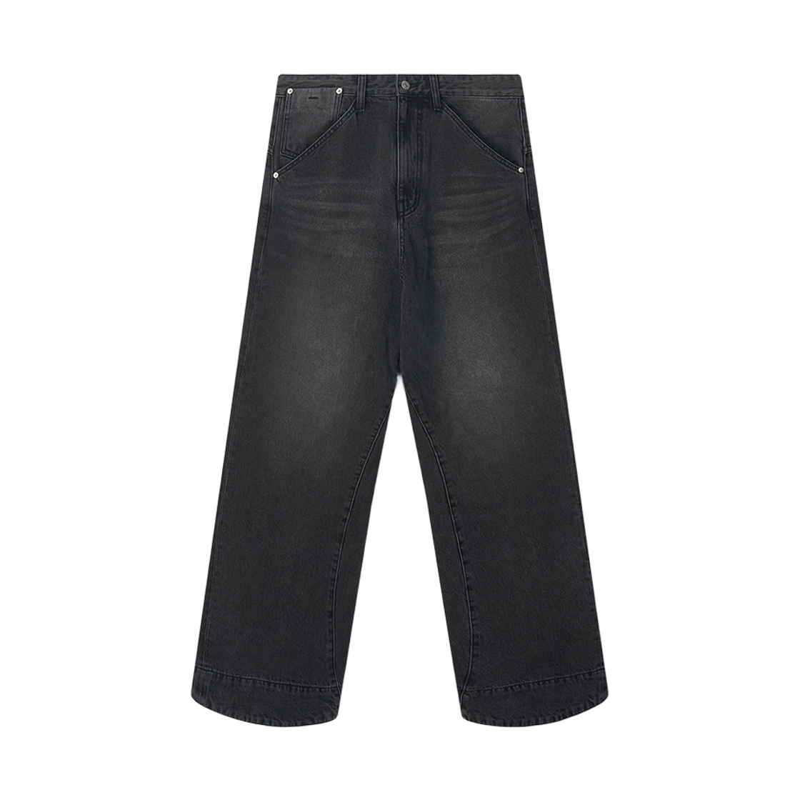 노운 엔지니어드 모션 데님 팬츠 블랙(Noun Engineered Motion Denim Pants Black)