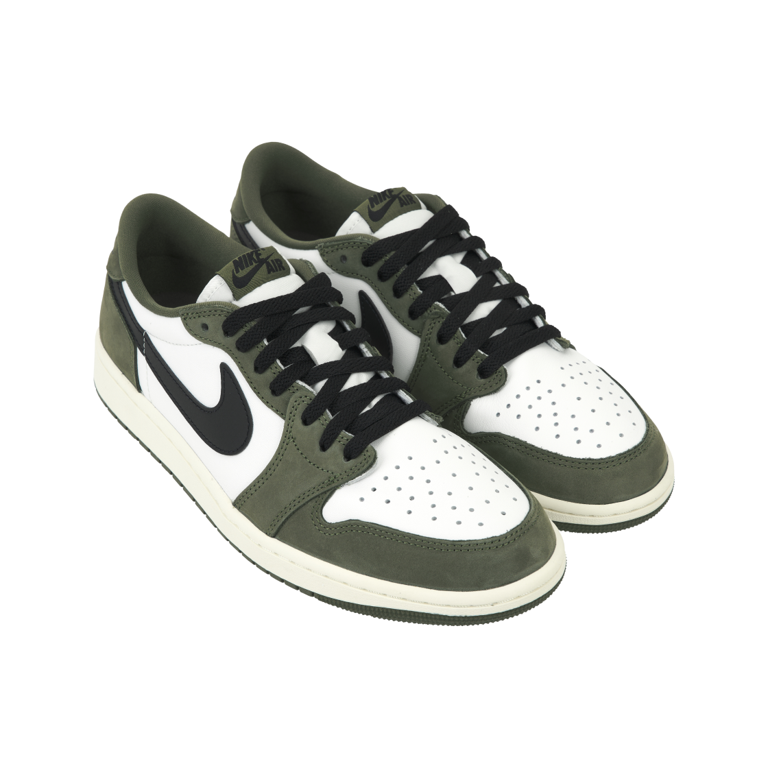 조던 1 레트로 로우 OG 미디움 올리브 앤 서밋 화이트(Jordan 1 Retro Low OG Medium Olive and Summit White) - 4