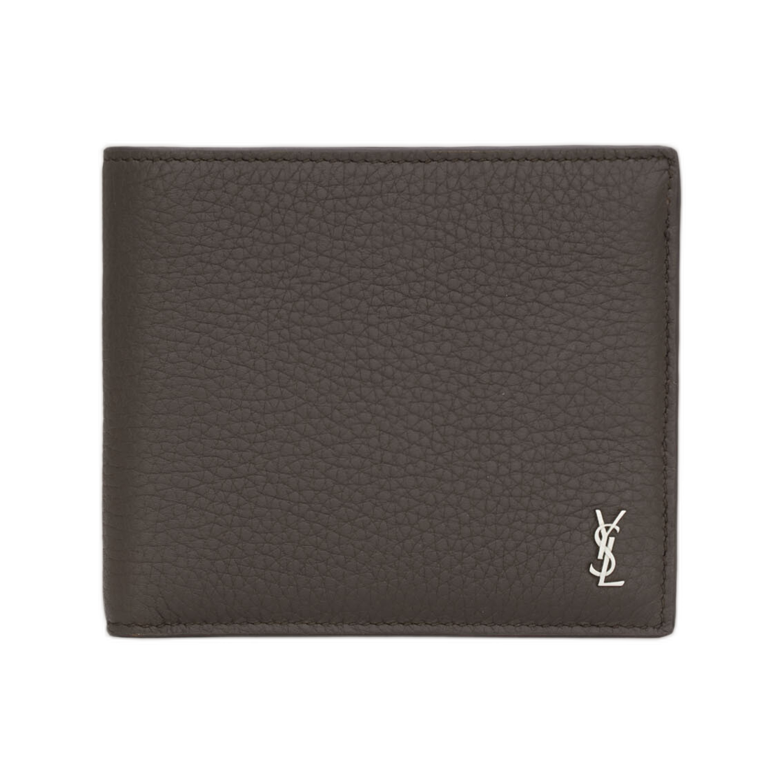 847954-AAELP-1997 Saint Laurent Tiny Cassandre East West Wallet in Grained Leather Urban Chic