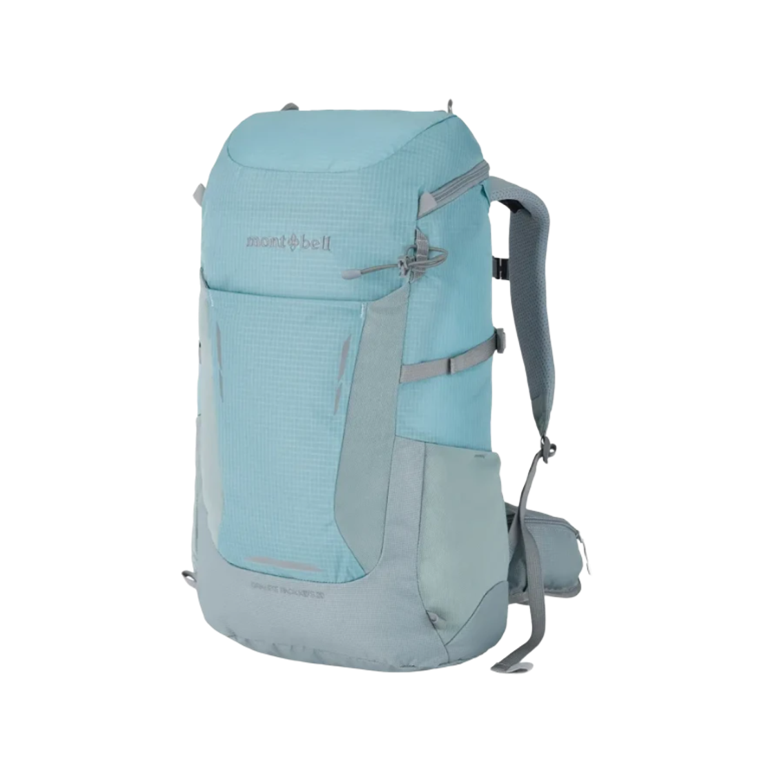 (키즈) 몽벨 그래닛 팩 20 라이트 블루((Kids) Montbell Granite Pack 20 Light Blue)