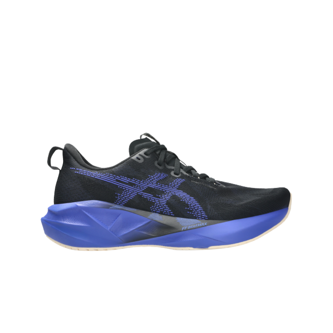 아식스 노바블라스트 5 블랙 코발트 버스트 - 2E 와이드(Asics Novablast 5 Black Cobalt Burst - 2E Wide)