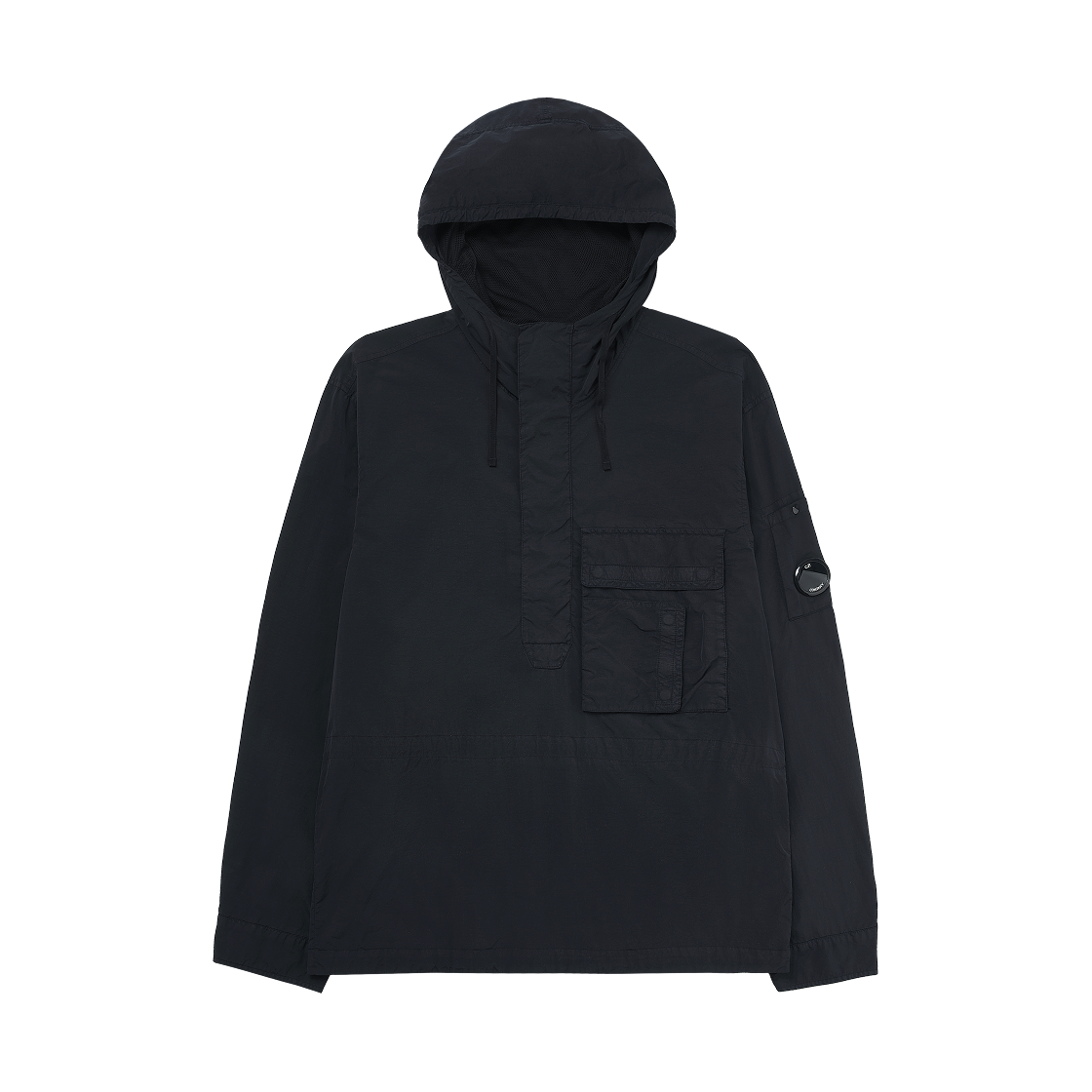 14CMOS102A005991G888 C.P. Company Flatt Nylon Hooded Jacket Total Eclipse Blue - 23SS
