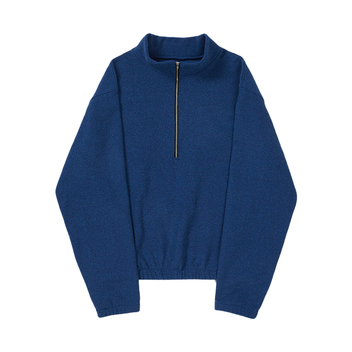 사일런트실러블 필드 미드 집 풀오버 잉크 블루(SILENTSYLLABLE Field Mid Zip Pullover Ink Blue)