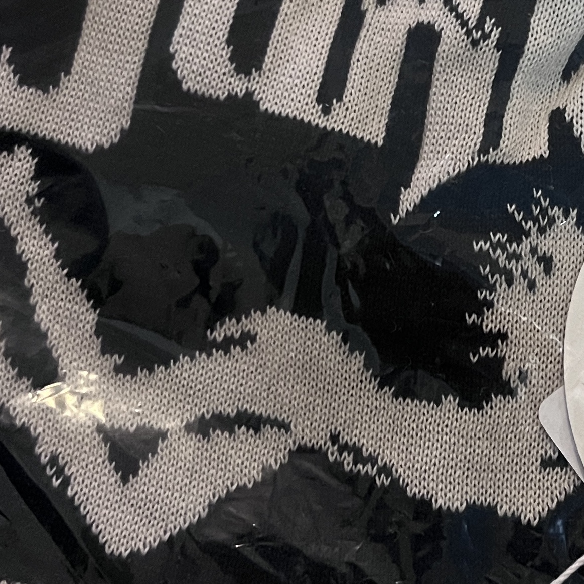 Hysteric Glamour Vinyl Junkie Knit Cap Black 착용 스타일