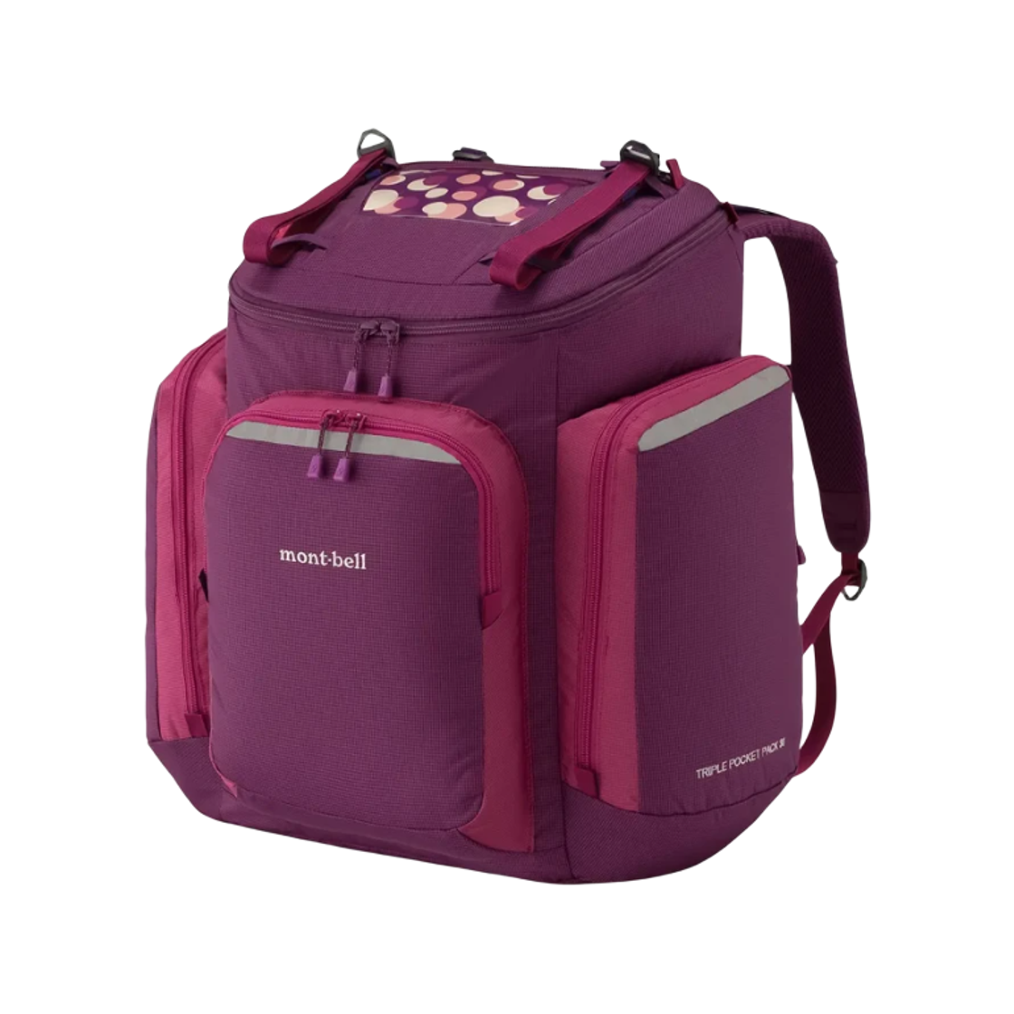 1133311 Montbell Triple Pocket Pack 30 Royal Purple