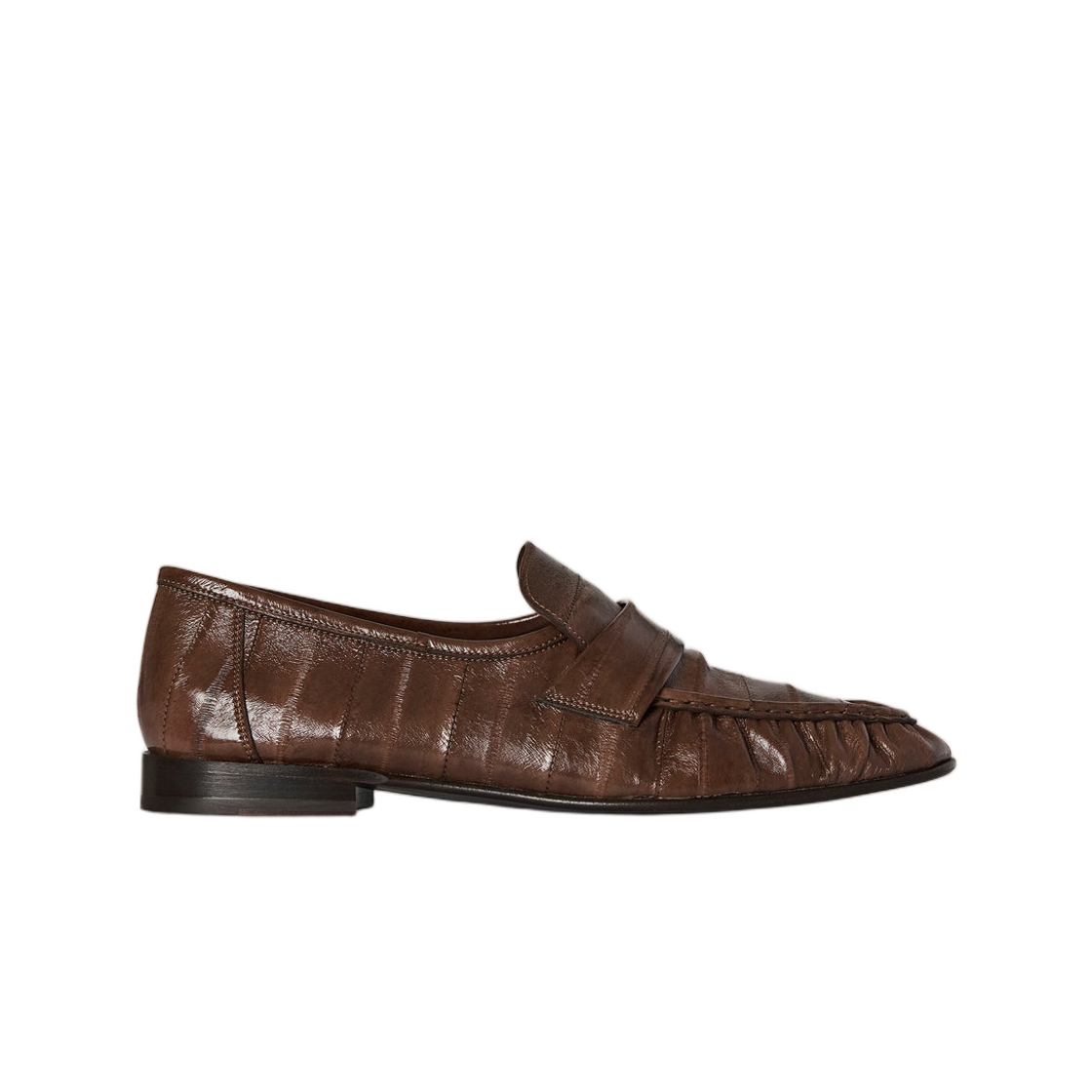 F2018E17LTBR The Row Soft Loafer Light Brown