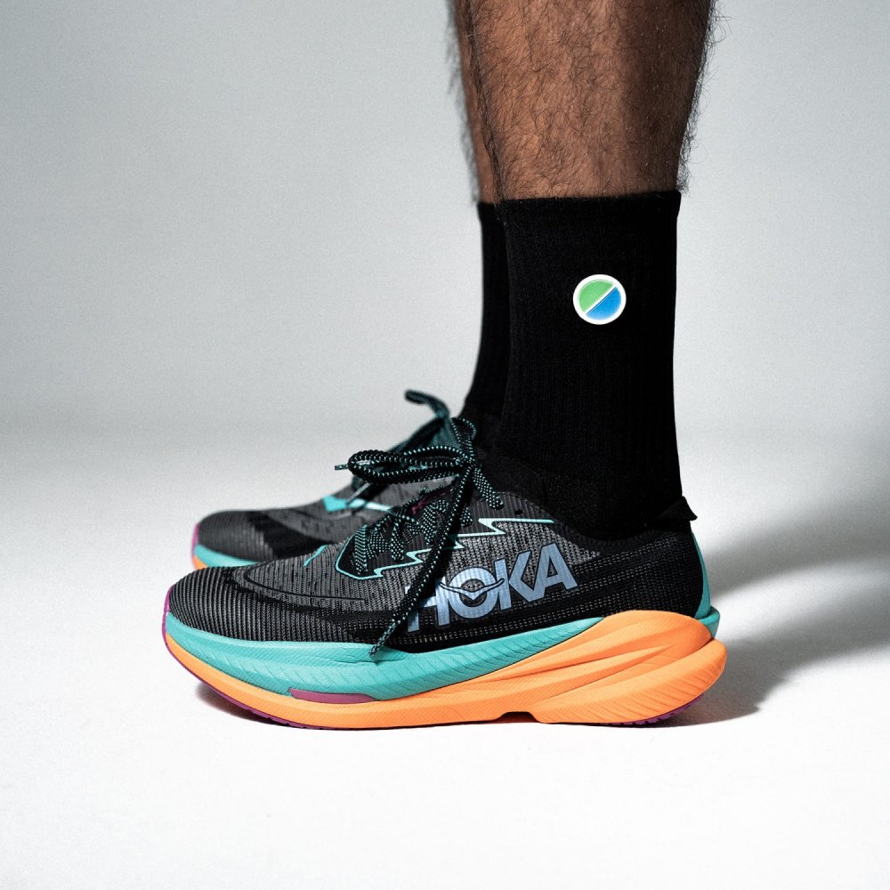 아틀라스 콜렉티프 V3 코어 퍼포먼스 양말 블랙(Atlas COLLECTIF V3 Core Performance Socks Black) - 4