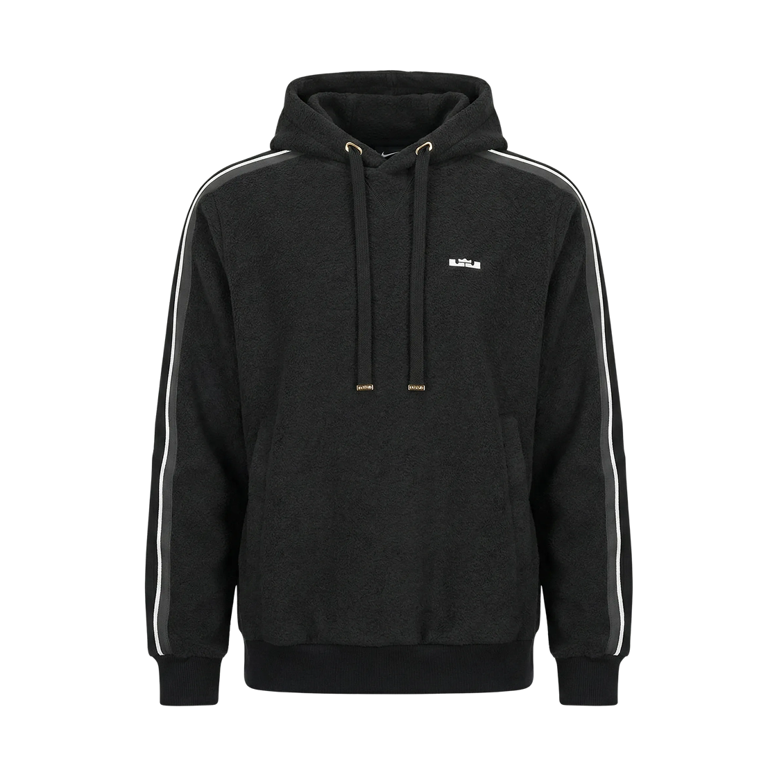 HV3404-010 Nike LeBron Standard Issue Therma-Fit Pullover Basketball Hoodie Black Sail - Asia