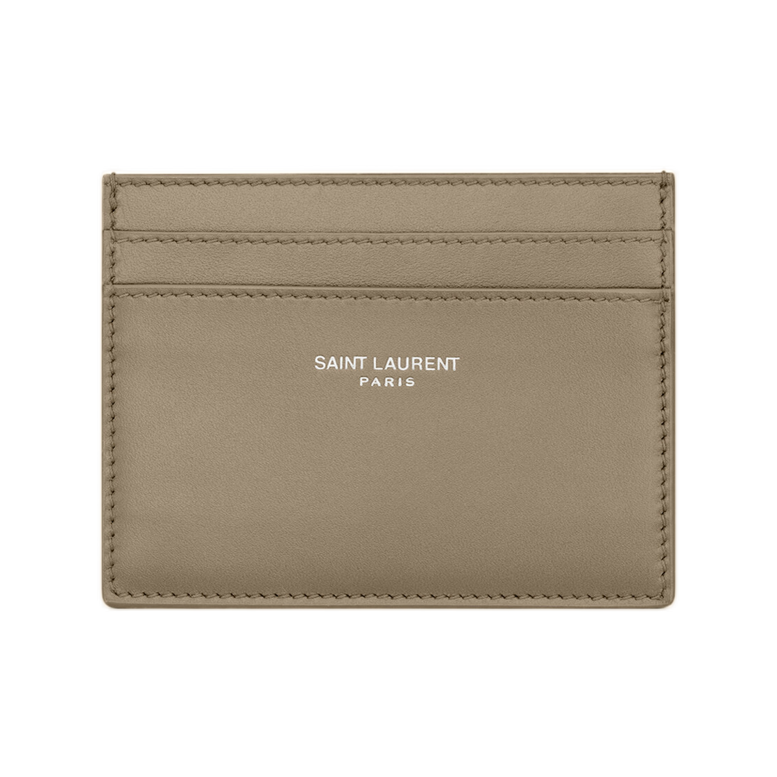 생로랑 파리 카드 케이스 스무스 레더 플라자 토프(Saint Laurent Paris Card Case in Smooth Leather Plaza Taupe) - 1