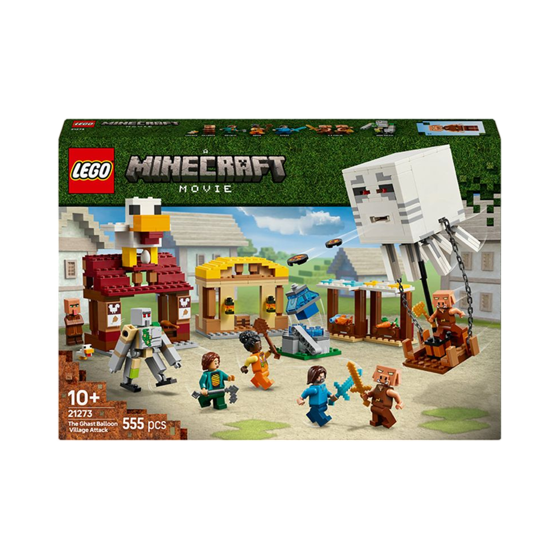 레고 마인크래프트 가스트 열기구 마을 공격(Lego Minecraft Ghast Balloon Village Attack) - 2