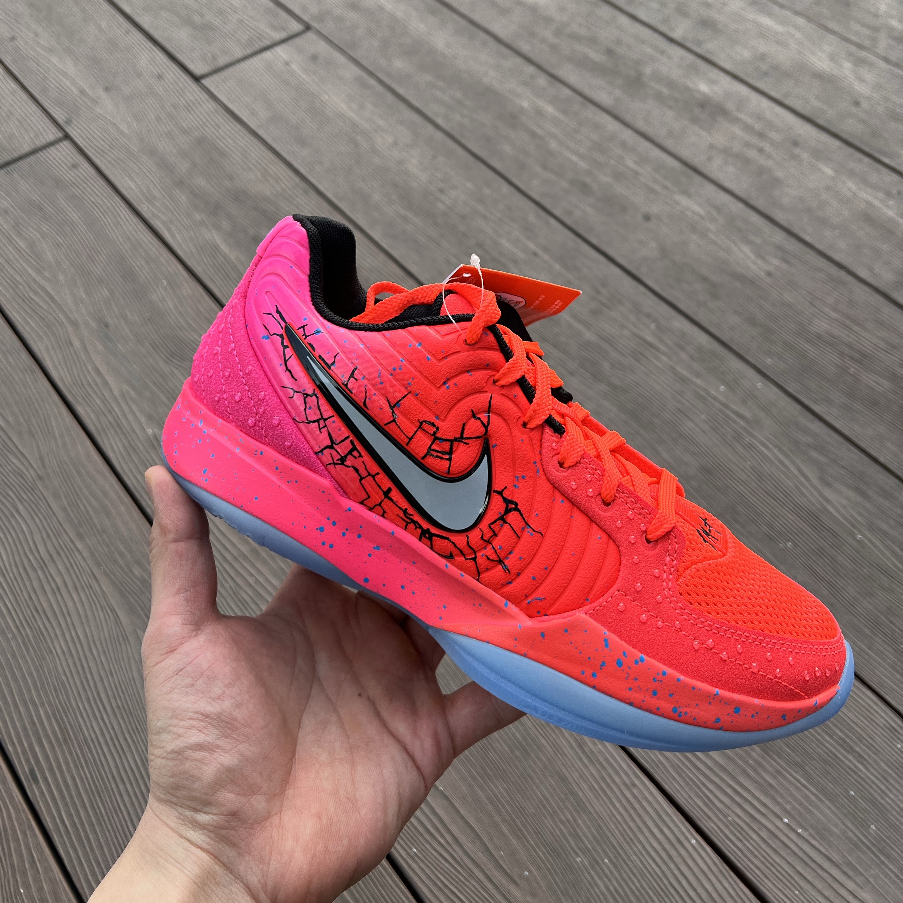 Nike x Kool-Aid Ja 2 EP Bright Crimson Hyper Pink 착용 스타일