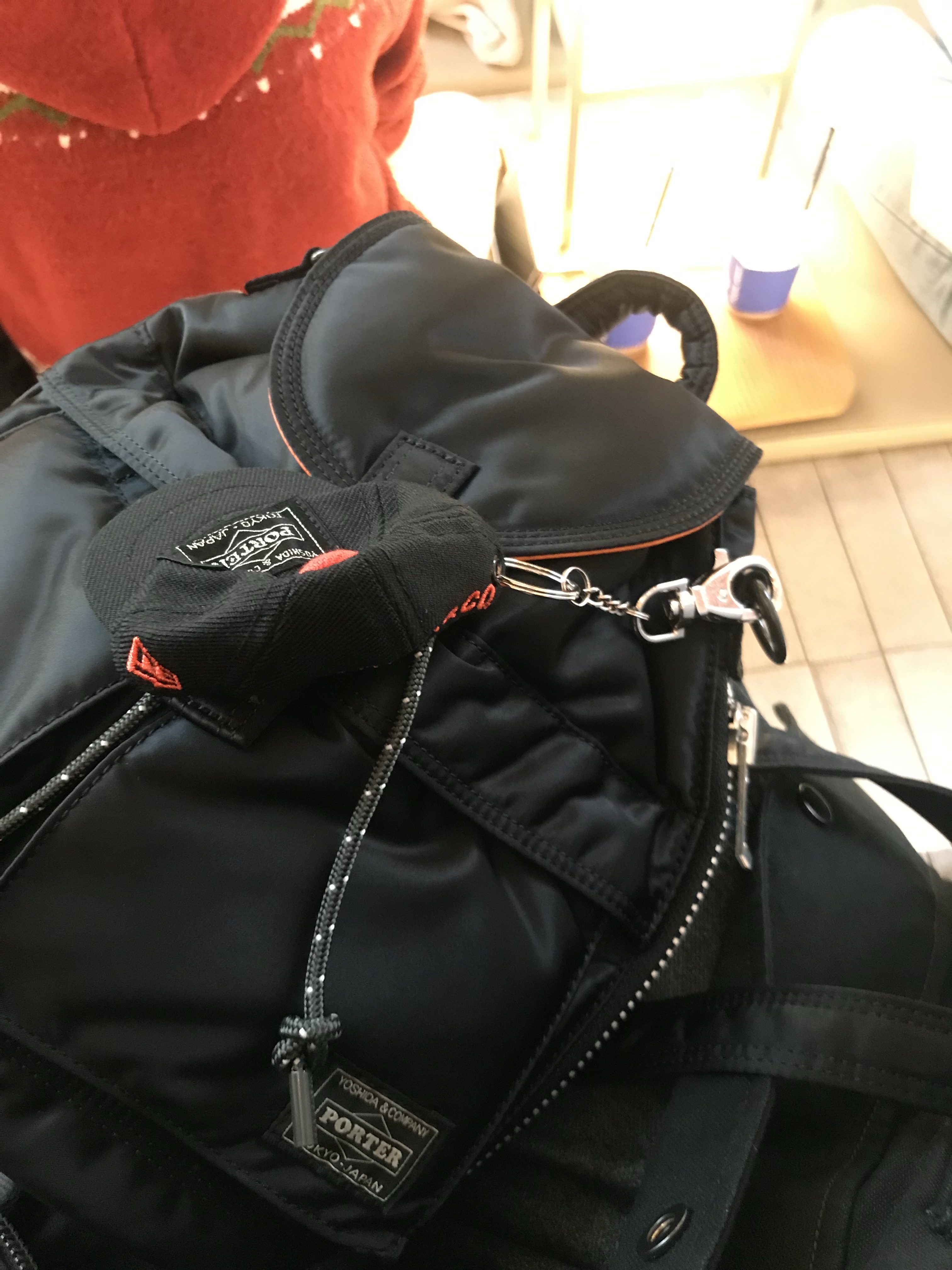 Porter All New Tanker Sackpack Black ์ฐฉ์ฉ ์คํ์ผ - 1