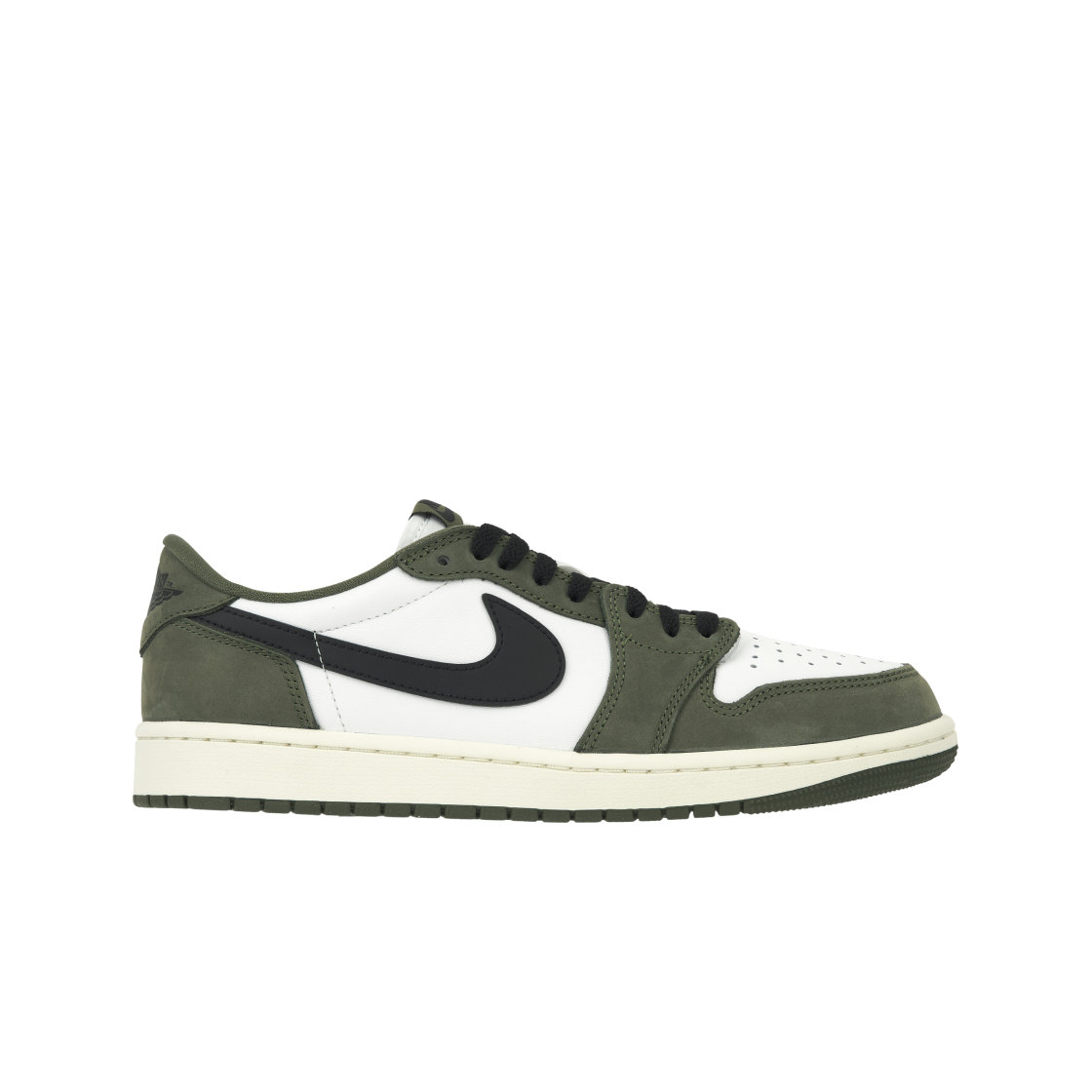 조던 1 레트로 로우 OG 미디움 올리브 앤 서밋 화이트(Jordan 1 Retro Low OG Medium Olive and Summit White)
