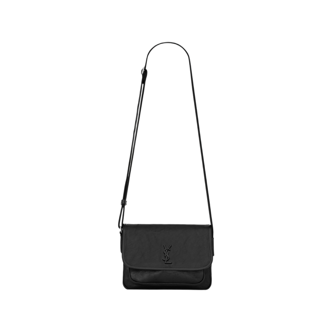 생로랑 니키 스몰 메신저 그레인드 레더 블랙(Saint Laurent Niki Small Messenger in Grained Leather Black) - 1