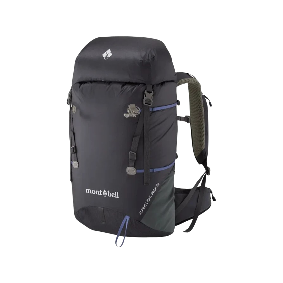 1133288 Montbell Alpine Light Pack 30 Graphite Blue