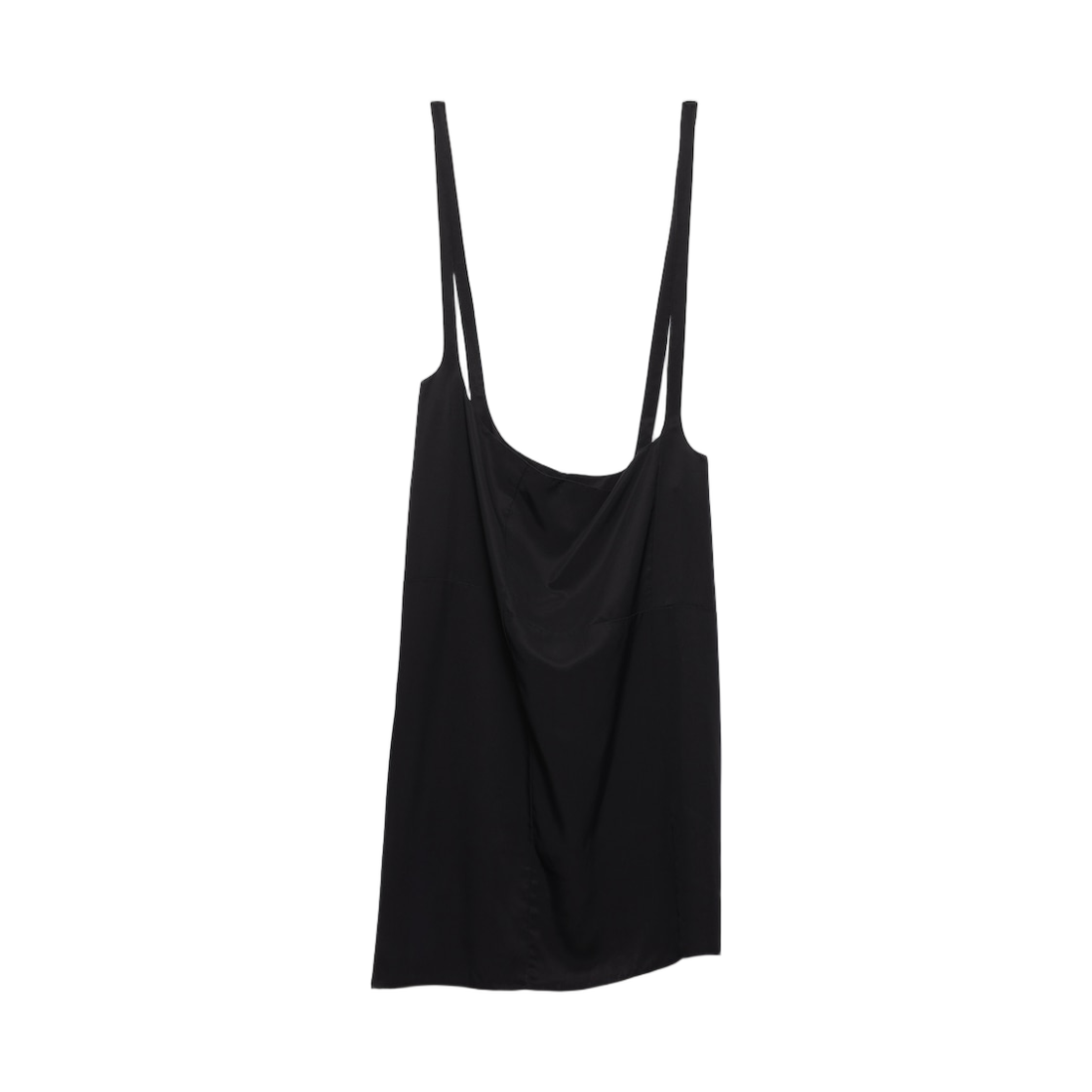 (W) 프라다 크레이프 스커트 블랙((W) Prada Crepe Skirt Black)