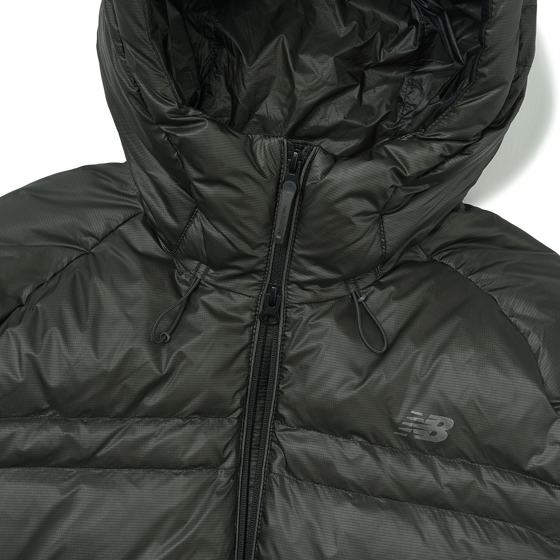 뉴발란스 플라잉 77 슈퍼라이트 후드 구스다운 자켓 다크 카키(New Balance Flying 77 Superlight Hooded Goose Down Jacket Dark Khaki) - 3