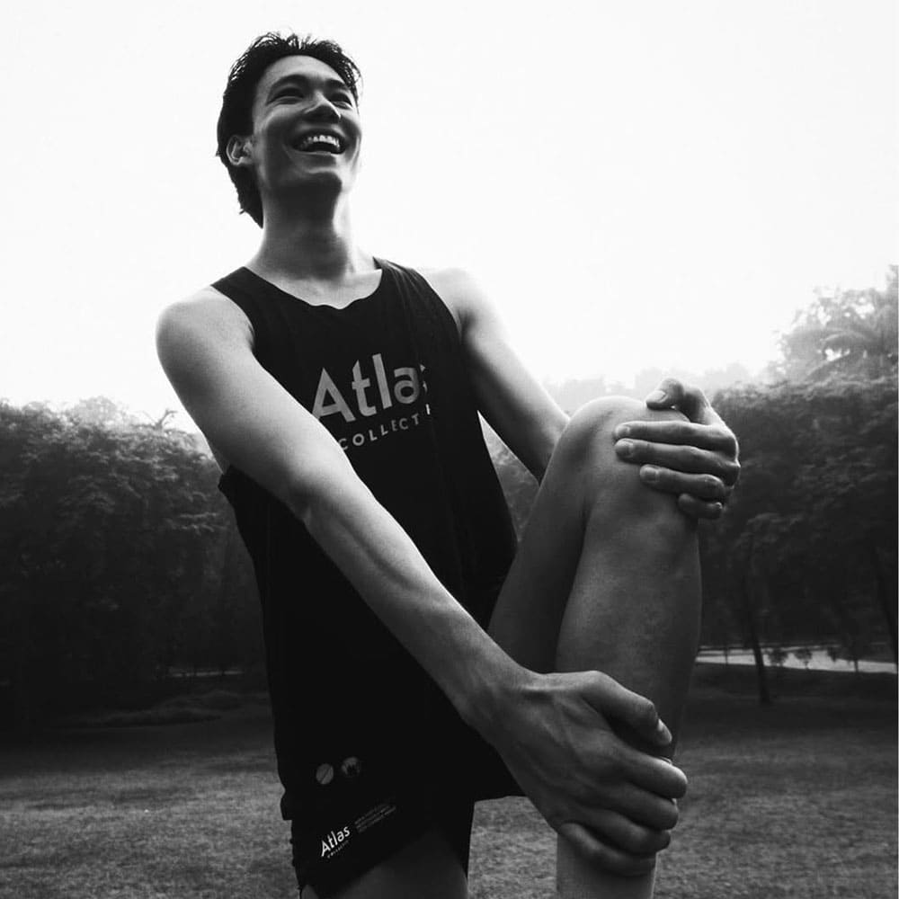 아틀라스 콜렉티프 일루미 트랙스 남성 러닝 싱글렛 블랙(Atlas COLLECTIF Illumi Trax MENS Running Singlet Black) - 6