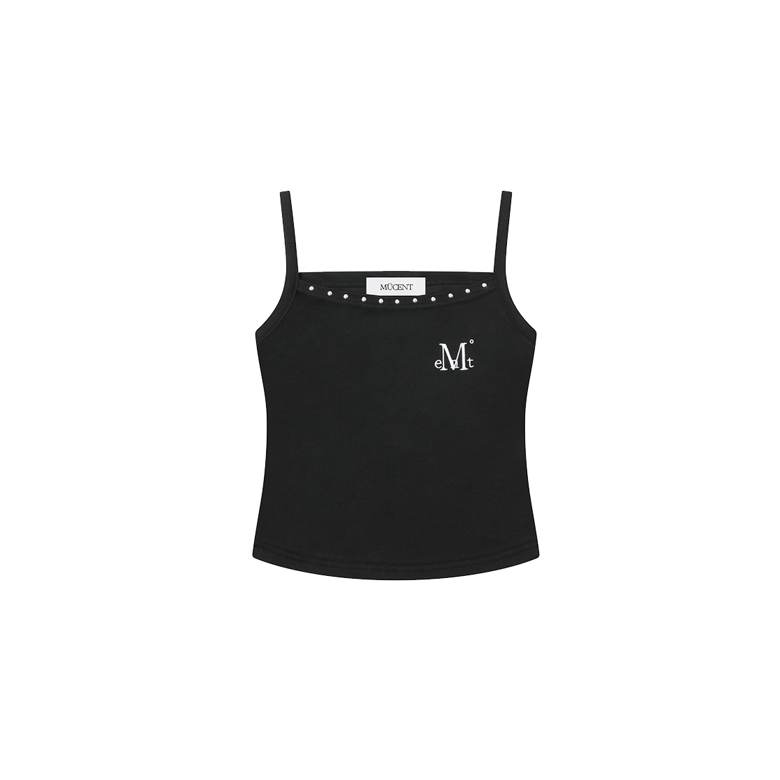 무센트 마노 백 크로스 레더 패치 슬리브리스 나시 (2컬러) 블랙(MUCENT Mano Back Cross Leather Patch Sleeveless (2Color) Black)