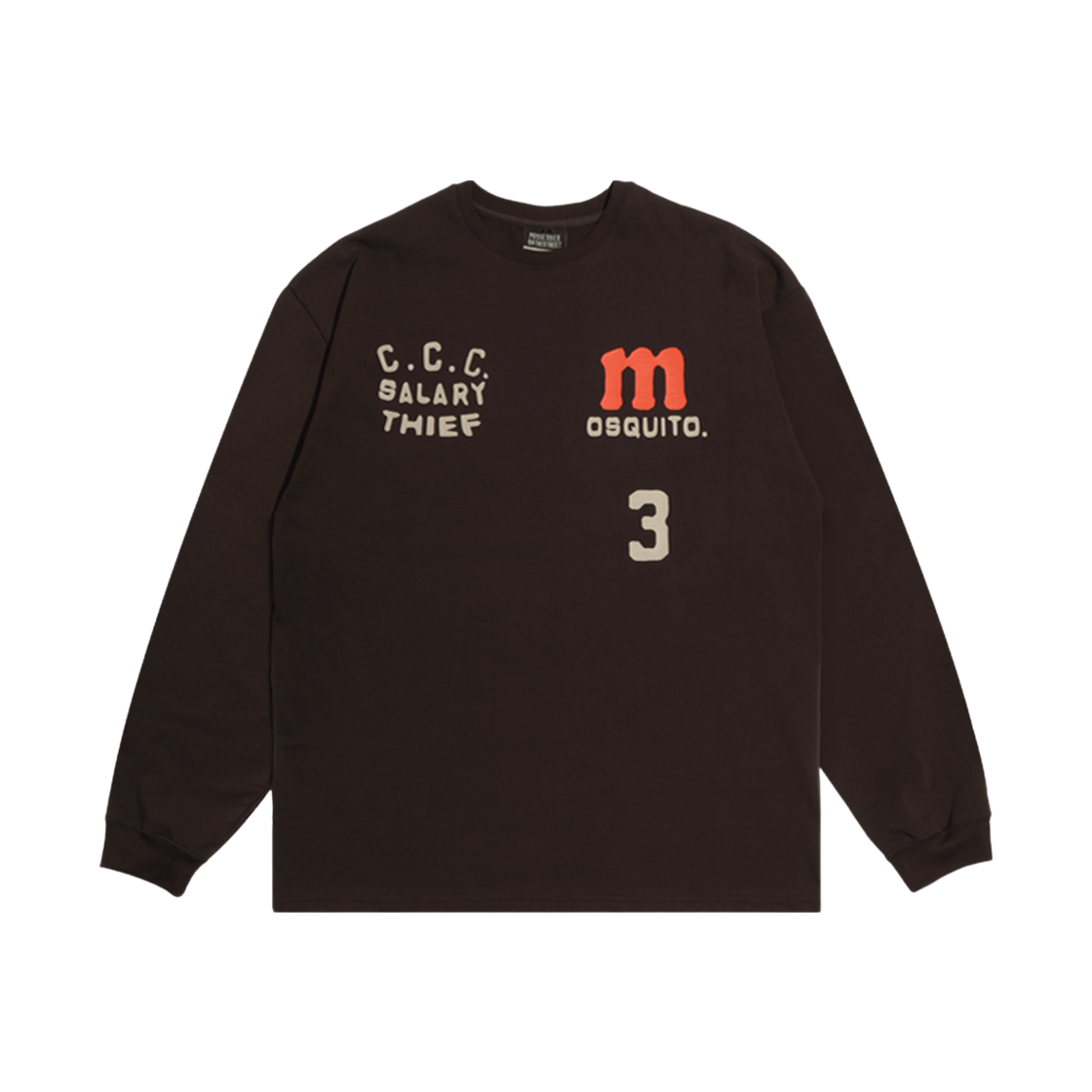 퍼츠 샐러리 씨프 롱슬리브 브라운(POTS Salary Thief Long Sleeve Brown)