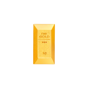 GOLDPANG 24K Gold 999 Imperial Gold Bar Object 1g + Glass Bottle