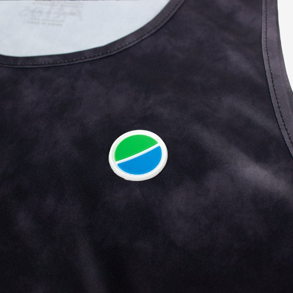 아틀라스 콜렉티프 V3 코어 여성 레이스 싱글렛 타이다이 블랙(Atlas COLLECTIF V3 Core WMNS Race Singlet Tie Dye Black) - 4