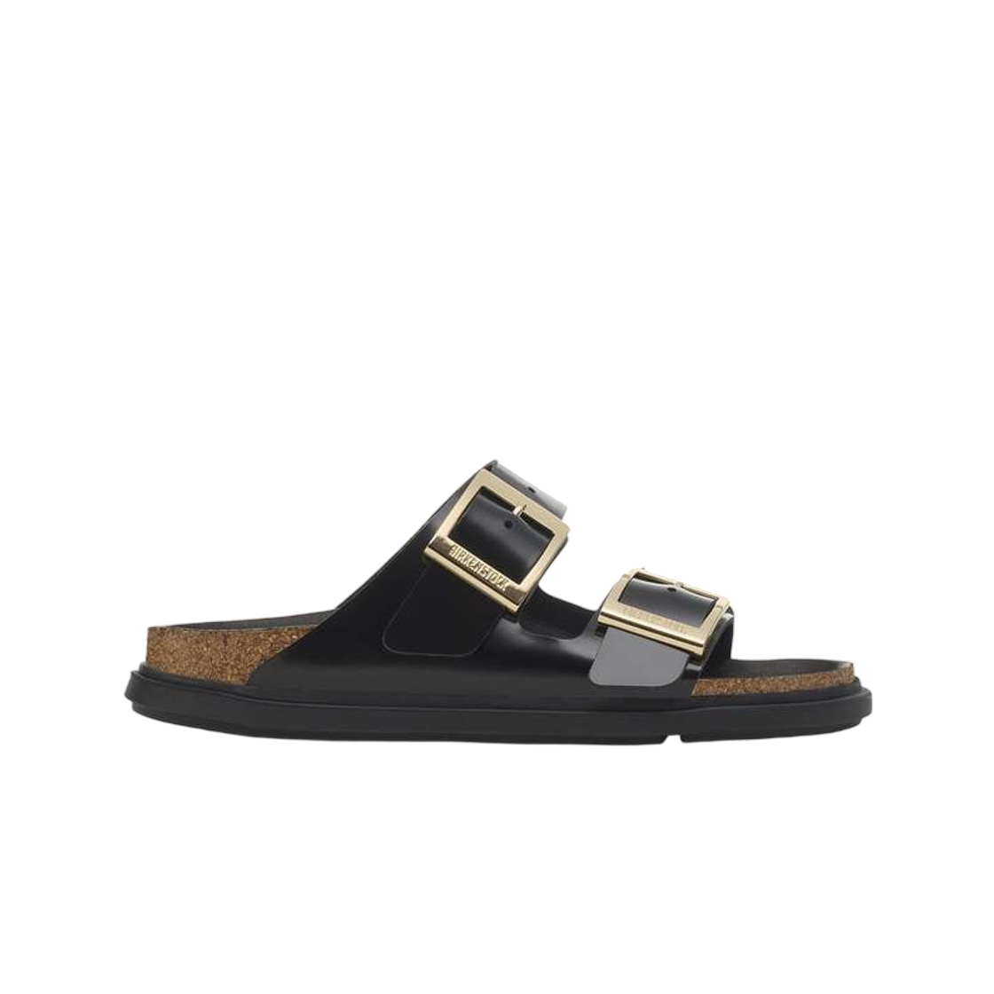 1029353 Birkenstock Arizona Droplet Buckle High-Shine Black - Narrow