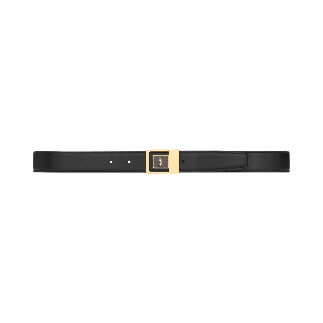 생로랑 라 66 벨트 스무스 레더 블랙(Saint Laurent La 66 Belt in Smooth Leather Black)