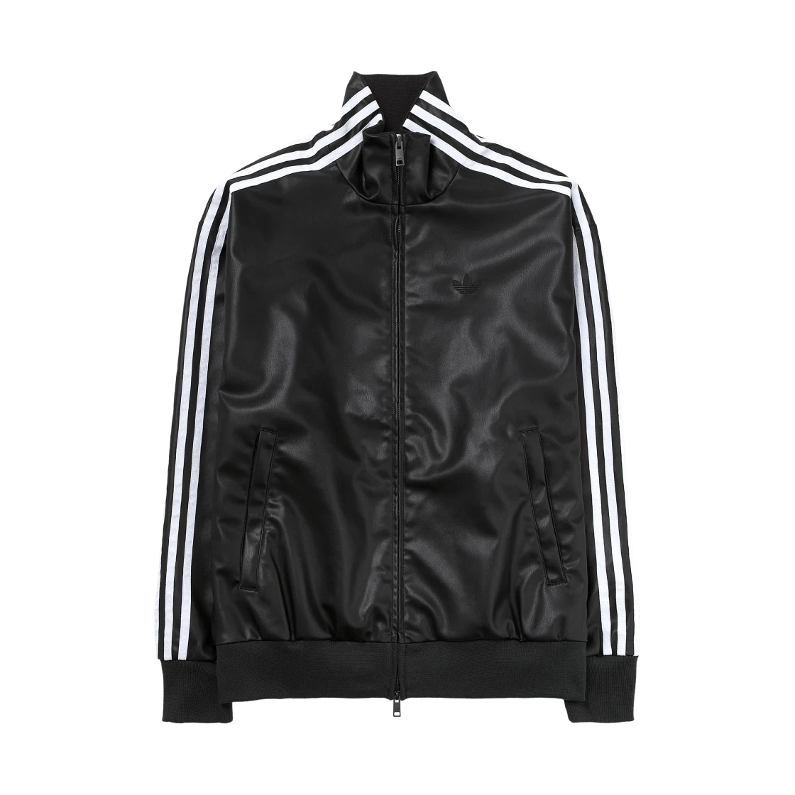 Adidas Adidas Pleather 3S Track Top Black - KR Sizing · XS