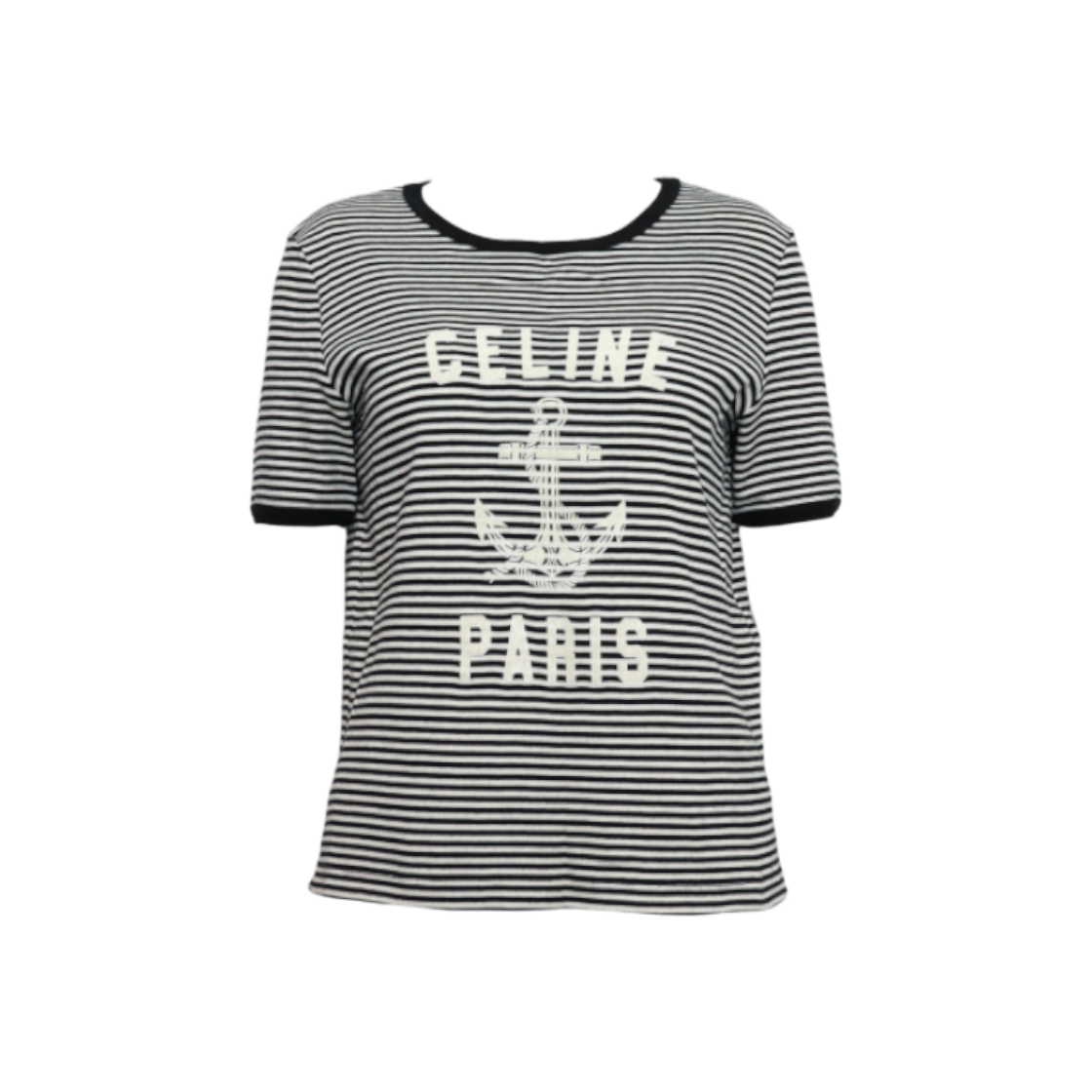 IT3IA35SEG8O Celine Anchor Stripe Women's Short Sleeve T-Shirt