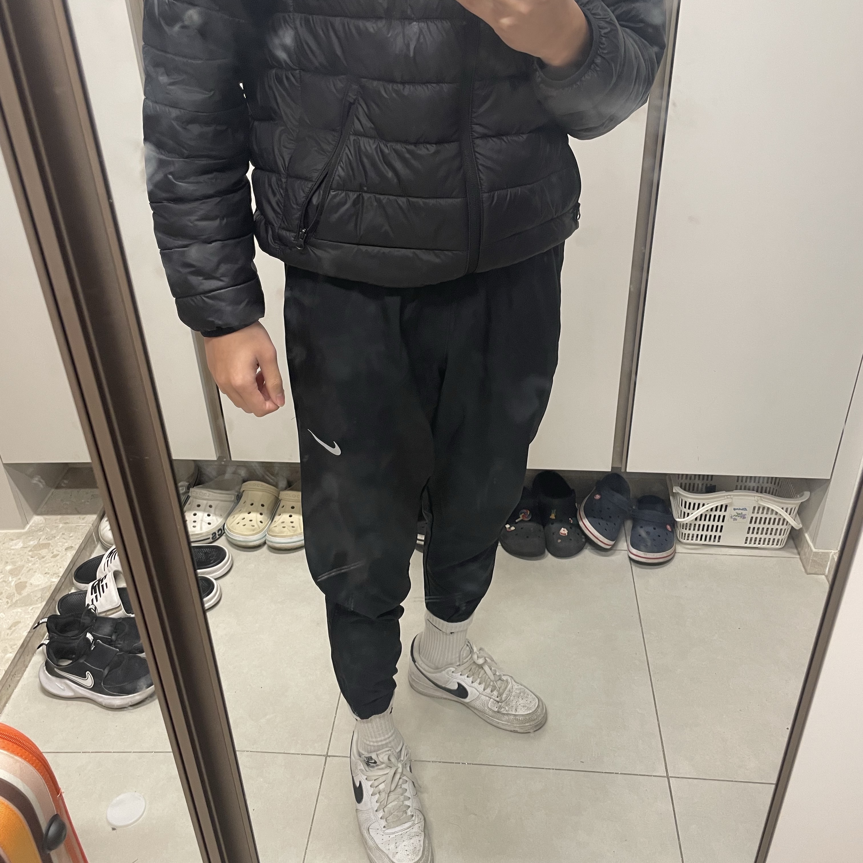 Nike Dri-Fit Challenger Woven Pants Black - Asia 착용 스타일