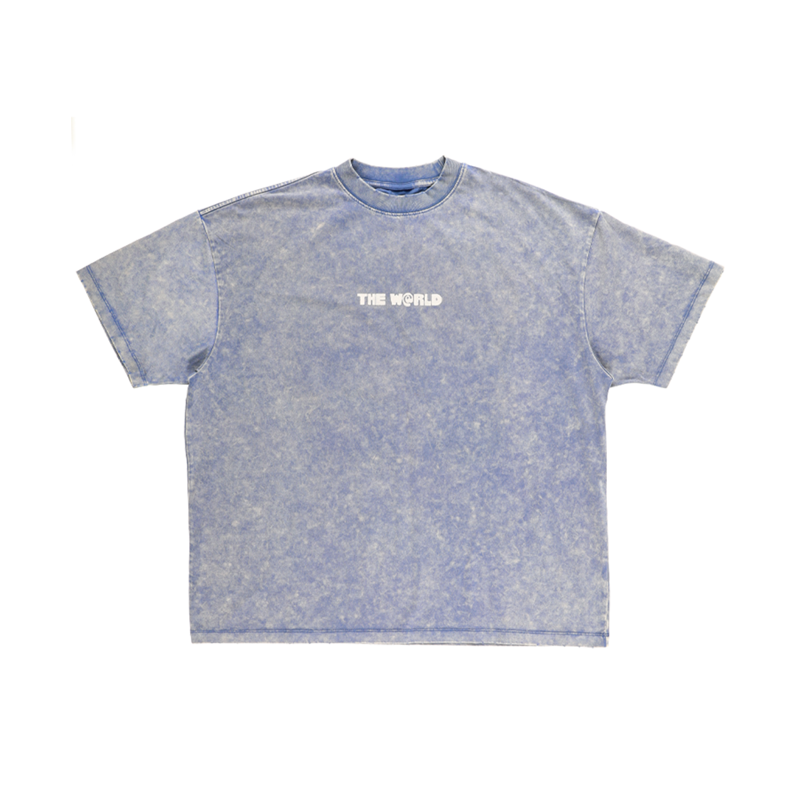 더왈드 오버사이즈 빈티지 컨트리 티 워시드 블루(THE WARLD Oversized Vintage Country Tee Washed Blue) - 1