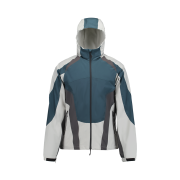 Undermycar Emerald Block Shell Parka Emerald